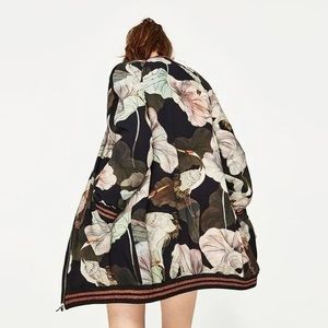 Zara | Oversized Bomber Jacket | S-M